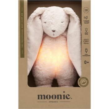 Moonie The Humming Friend 2.0 Organic Rose jucărie de adormit cu melodie - imagine 2